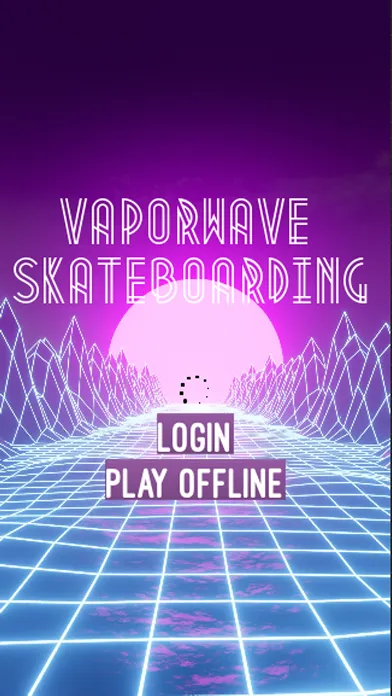 Captures d'écran de Vaporwave Skateboarding